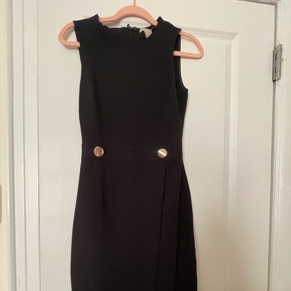 NWT Elegant Black Sleeveless H&M Dress, size XS